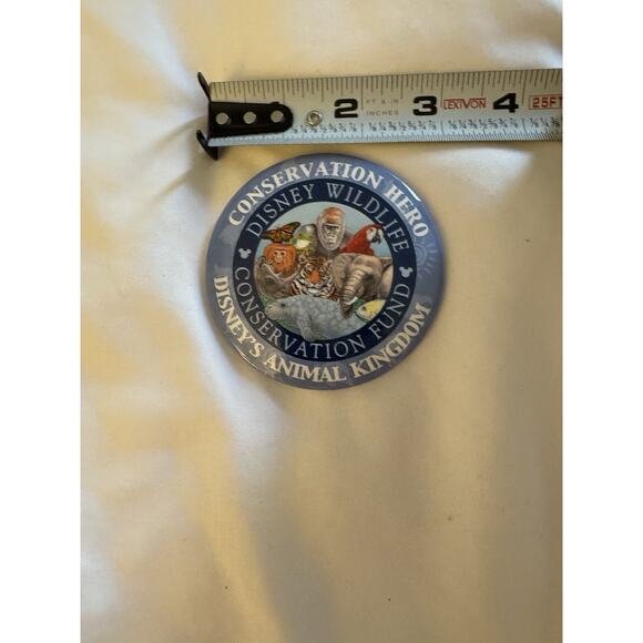 Disney Wildlife Conservation Hero Animal Kingdom Button Pin Fund - Picture 3 of 4